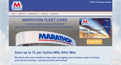 Desktop Screenshot of marathonfleetcard.com