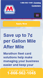 Mobile Screenshot of marathonfleetcard.com